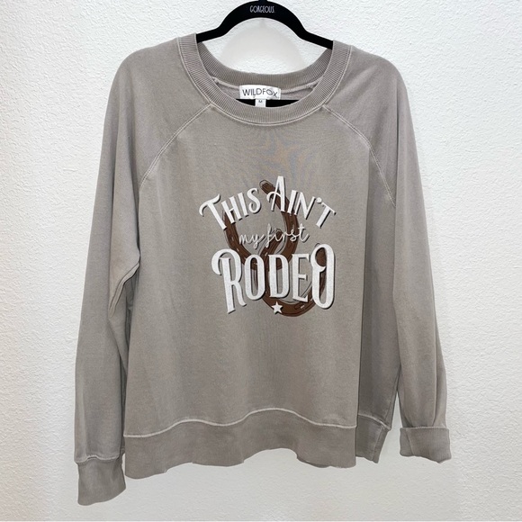 WILDFOX This Ain’t my First Rodeo Sweatshirt Medium NWT - Picture 2 of 8